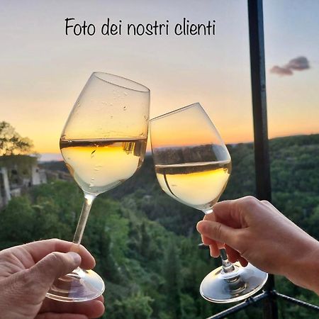 La Sorpresa Sul Bastione With Panoramic Balcony Apartment Pitigliano Luaran gambar
