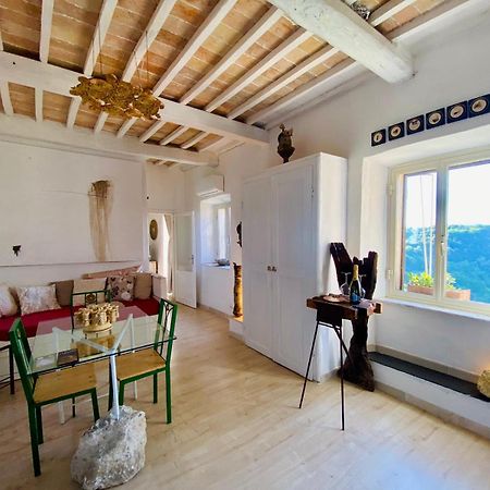 La Sorpresa Sul Bastione With Panoramic Balcony Apartment Pitigliano Luaran gambar